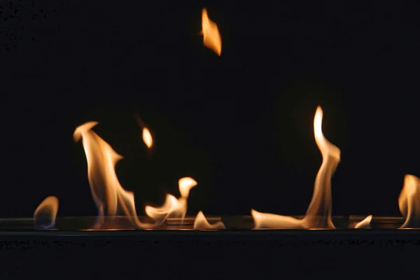 油燃烧的火焰 — 图库照片
