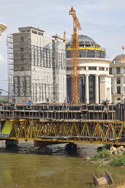 Skopje Project bouw — Stockfoto