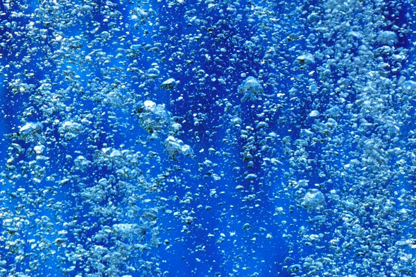 Su gaz kabarcıkları — Stok fotoğraf