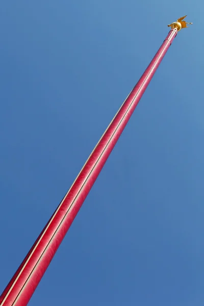 Мачта Красного флага — стоковое фото