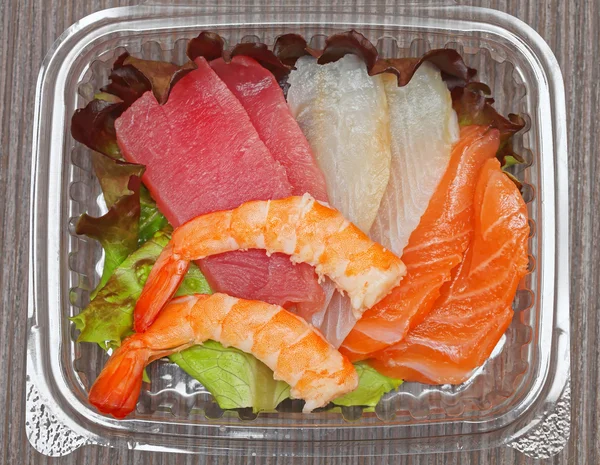 Čerstvé syrové ryby sashimi — Stock fotografie