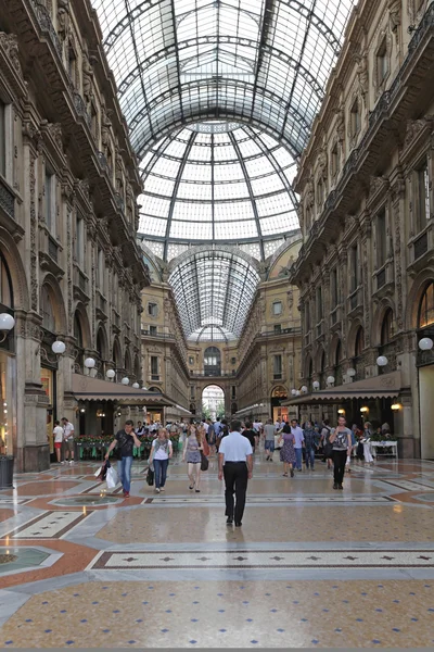 Galleria Vittorio Emanuele Milão — Fotografia de Stock