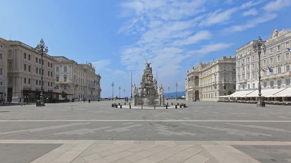 Trieste Birlik Meydanı — Stok fotoğraf