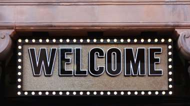 Big Welcome Sign clipart