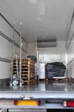 Refrigerated Truck Interior clipart