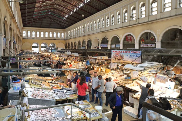 Vismarkt in Athene — Stockfoto