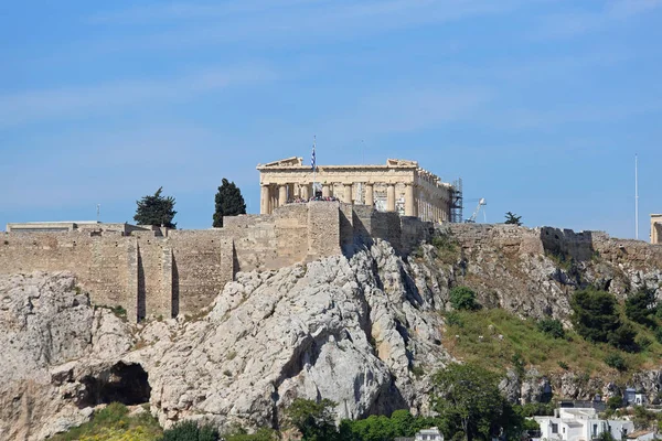 Athene Akropolis Landmark ruïnes — Stockfoto