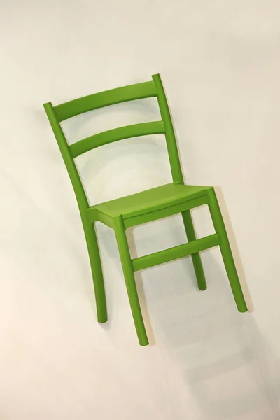 Eenvoudige groene stoel — Stockfoto