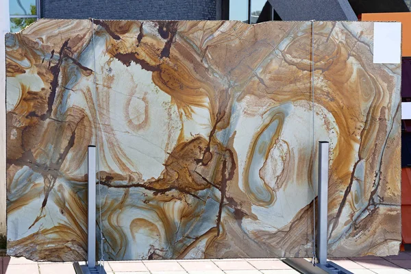 Graniet Palomino Slab — Stockfoto