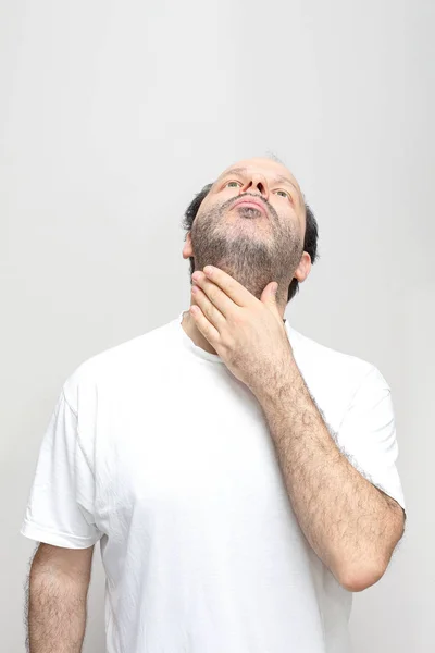 Beard in Hand — Stock Photo, Image