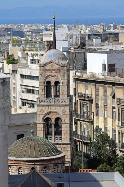 Russian Church Tower Athens — Stock Photo, Image