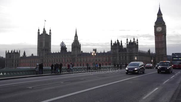 Palácio de Londres Westminster — Vídeo de Stock