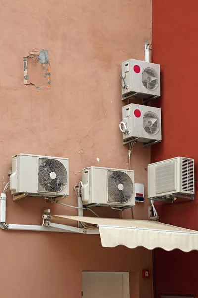 Many Air Conditioners — Stock Photo, Image