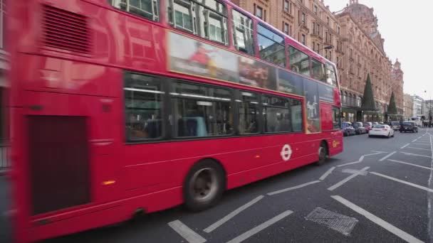 Warenhuis Harrods in Londen — Stockvideo