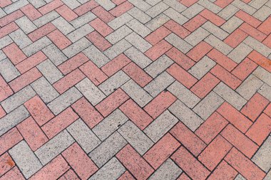 Tuğla kaldırım doku