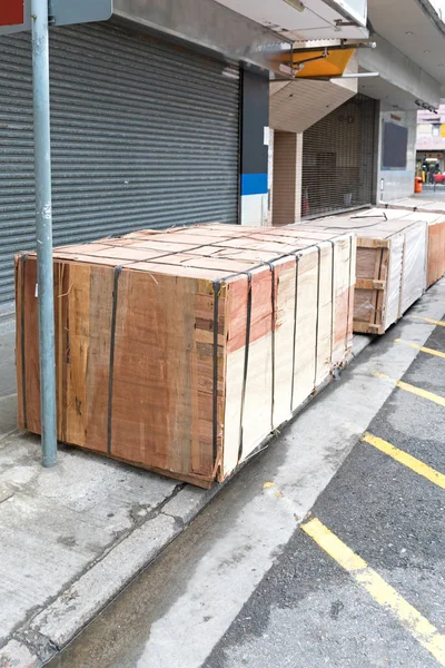 Transport Crates Shipping — Stock Photo, Image