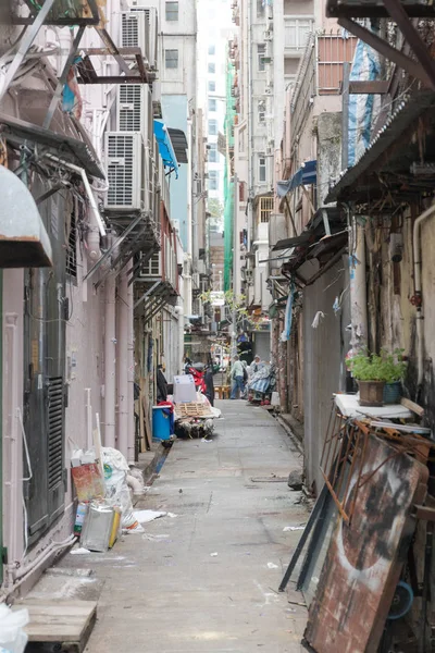 구 룡 홍콩의 골목 — 스톡 사진