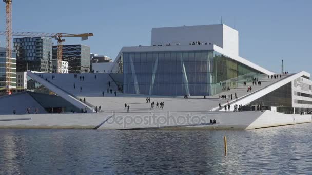 Opera Oslo Norwegia — Wideo stockowe