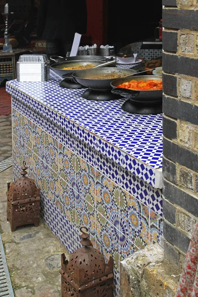 Марокканская кухня — стоковое фото