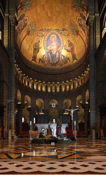 摩纳哥大教堂内部 — 图库照片
