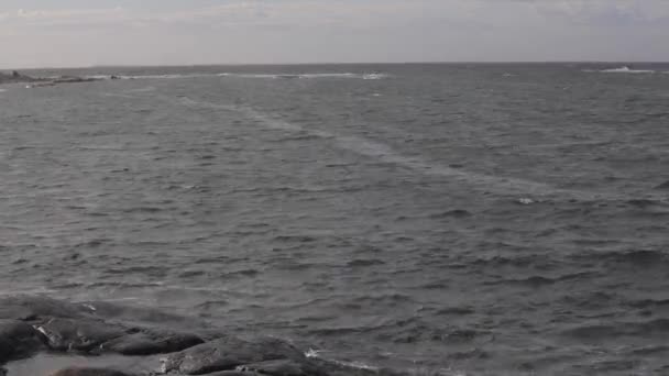 Mar do Norte Noruega — Vídeo de Stock