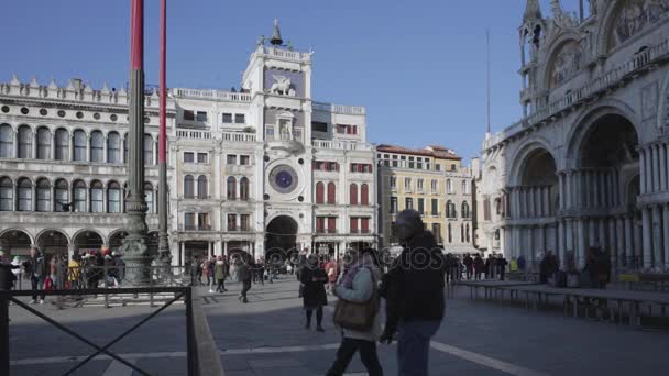 Venedik St işaretler — Stok video