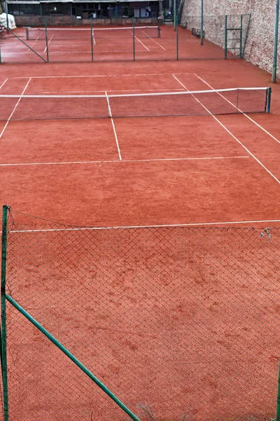 Tennis Court Clay — Stock Photo, Image