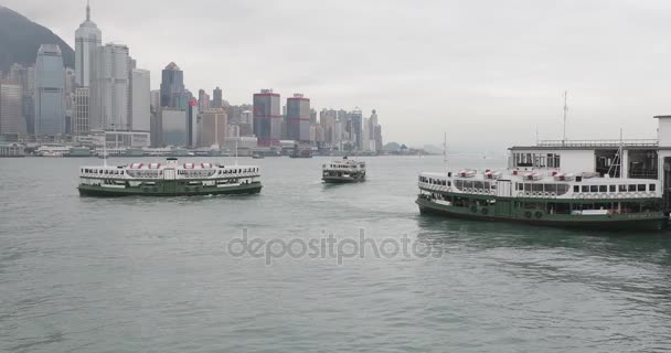 La Star Ferry Hong Kong — Video Stock