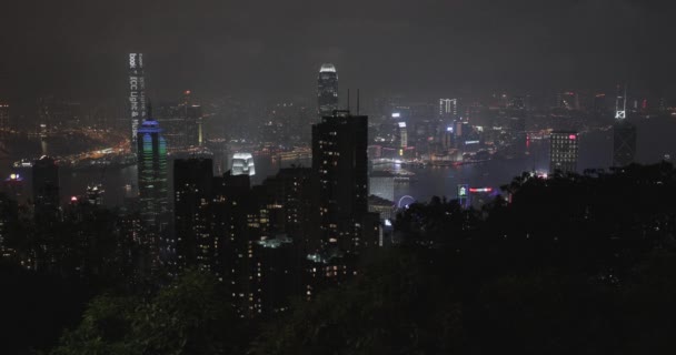 Victoria peak hong kong — Stock video