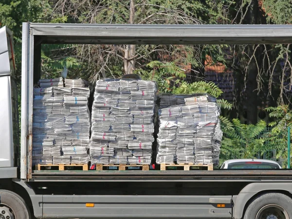 Wysyłka dostawy gazet — Zdjęcie stockowe
