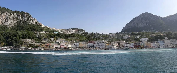 Panoráma Capri, Olaszország — Stock Fotó