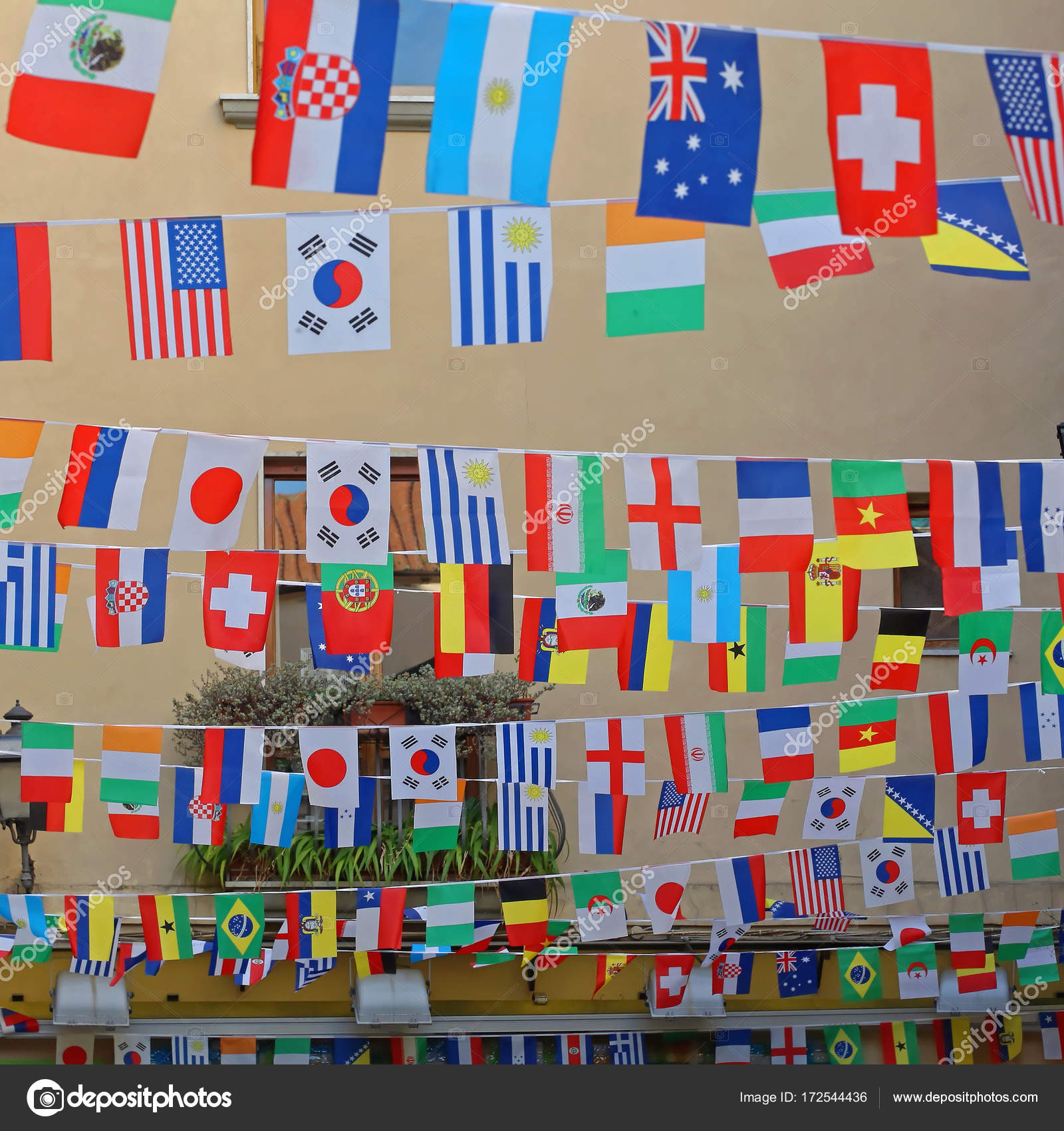 International Flags Decoration — Stock Photo © Baloncici 172544436