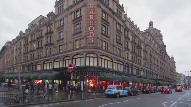 Harrods Department Store Londres — Vídeo de stock