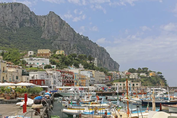 Haven van Capri Italië — Stockfoto