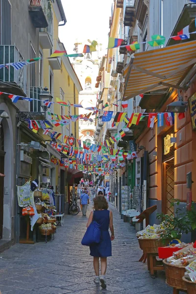 Calle Sorrento Italia — Foto de Stock