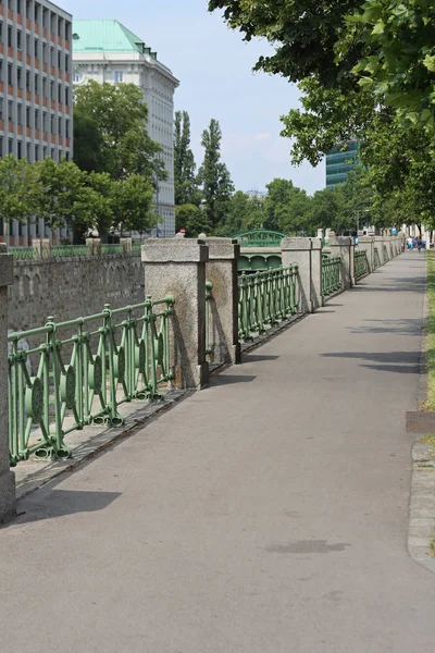 Chodnik rzeki Vienna — Zdjęcie stockowe