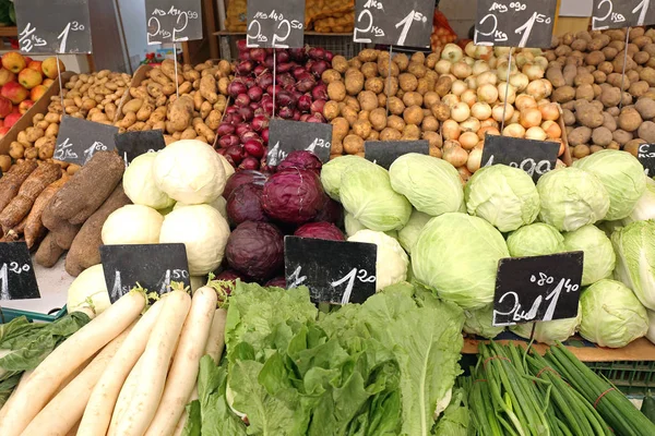 Разнообразие овощей — стоковое фото
