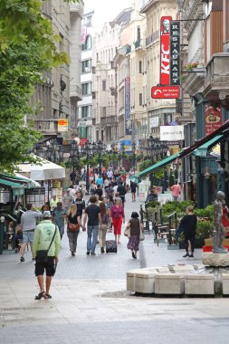 Vaci Sokağı Budapeşte