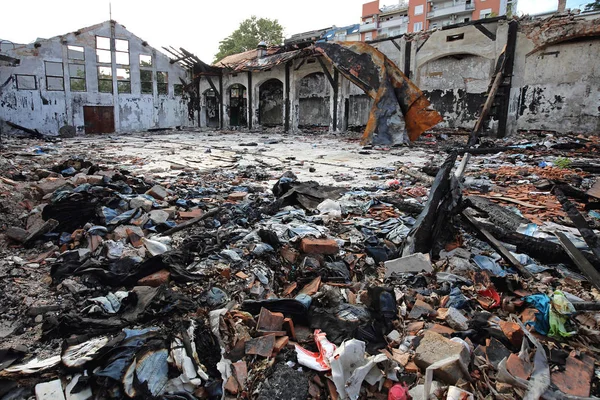 Garment Factory Damage — Stock Photo, Image