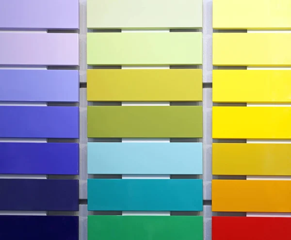 Paleta de cores de madeira — Fotografia de Stock