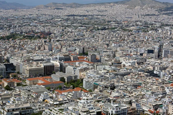 Atenas cidade aérea — Fotografia de Stock