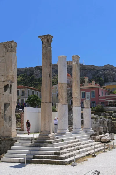 Hadrian Kütüphane Atina — Stok fotoğraf