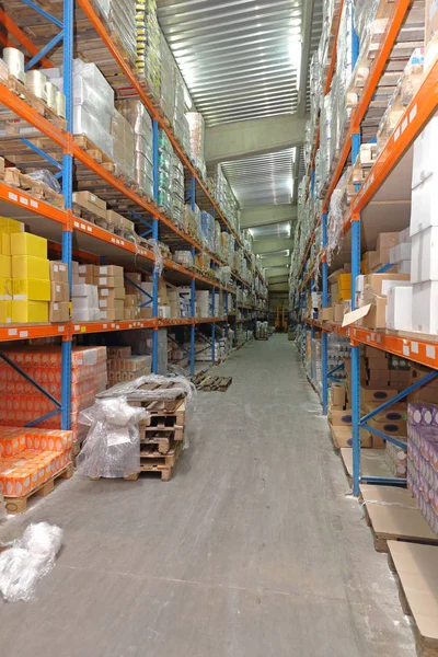 Warehouse Aisle Row — Stock Photo, Image