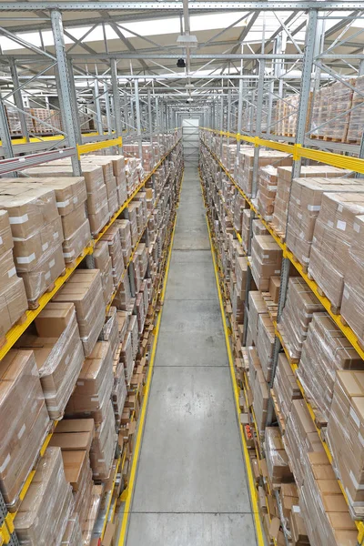 Distribution Center från ovan — Stockfoto