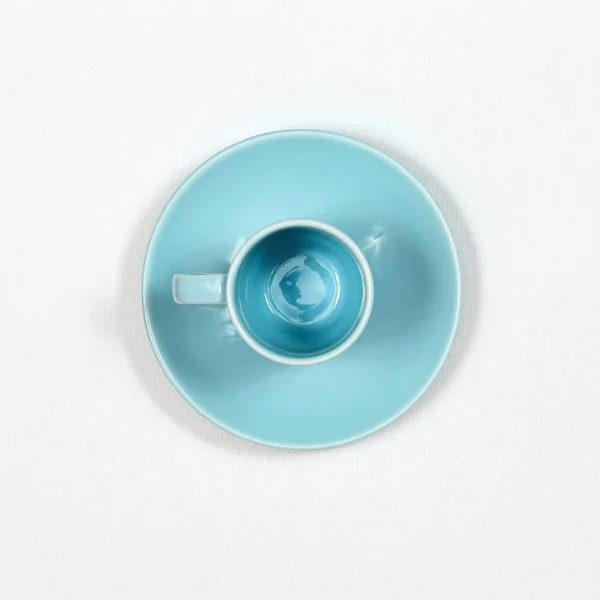 Tasse de café bleu — Photo