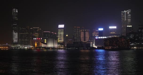 Hong Kong China Abril 2017 Kowloon Side Victoria Harbour Tsim — Vídeos de Stock