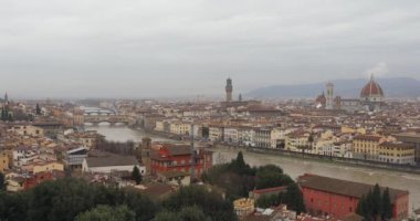 Floransa Cityscape yerlerinden Toskana İtalya
