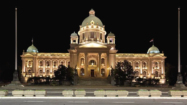 Парламентская ночь Сербии — стоковое фото