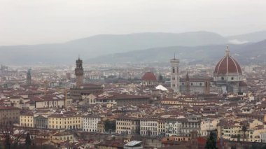 Floransa katedral Cityscape Toskana İtalya