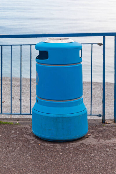 Blue Litter Bin